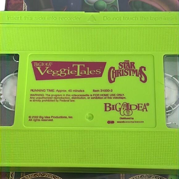 VeggieTales VHS Video Tape The Star of Christmas 2002 Clamshell Religious - Picture 10 of 11